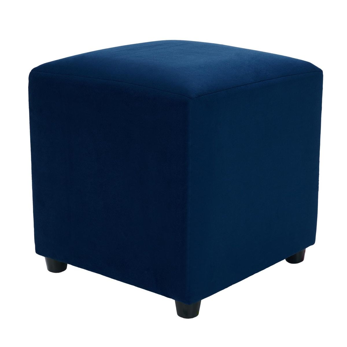 BODEVIR - Pouf Cali 1C Felpa 30 Azul Marino