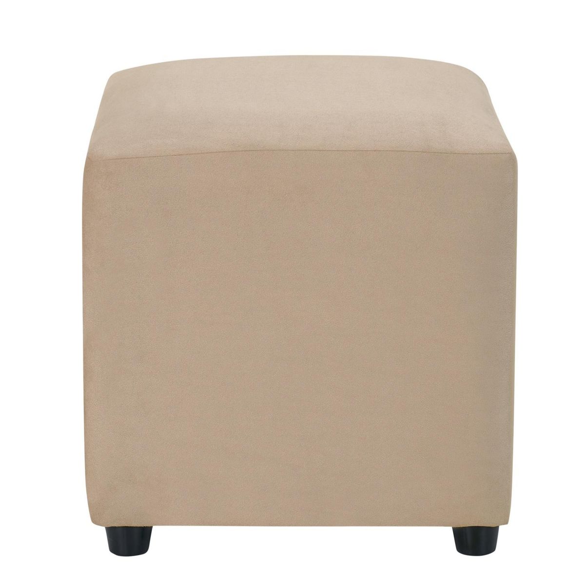 BODEVIR - Pouf Cali 1C Felpa 30 Beige