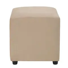 BODEVIR - Pouf Cali 1C Felpa 30 Beige