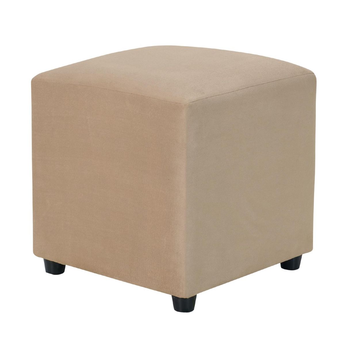 BODEVIR - Pouf Cali 1C Felpa 30 Beige
