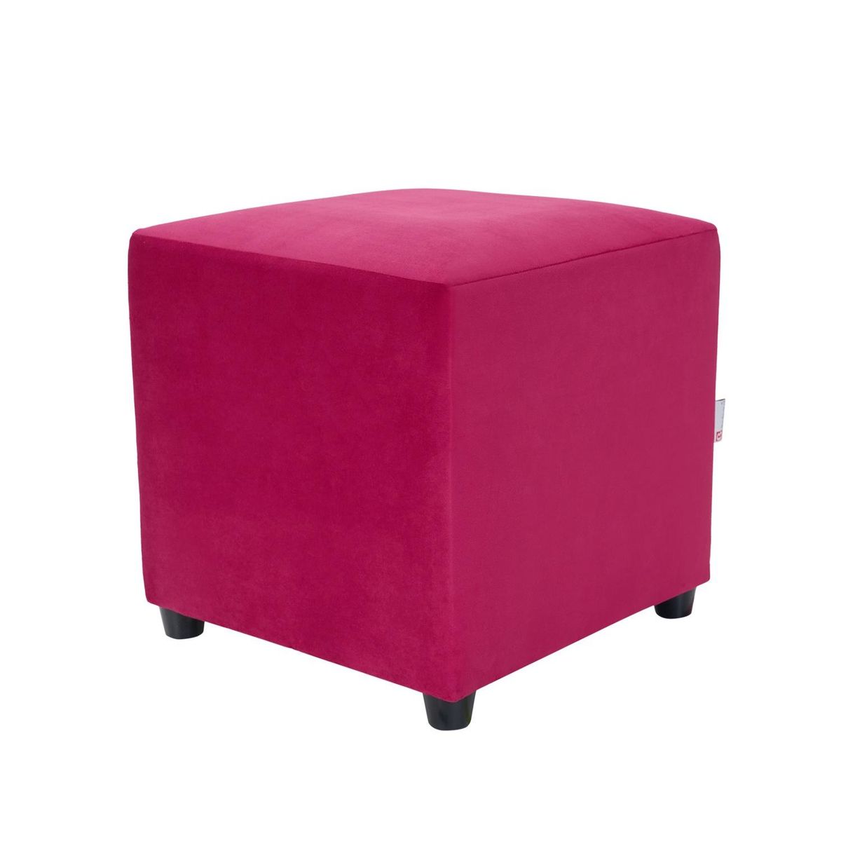 BODEVIR - Pouf Cali 1C Felpa 30 Burdeo