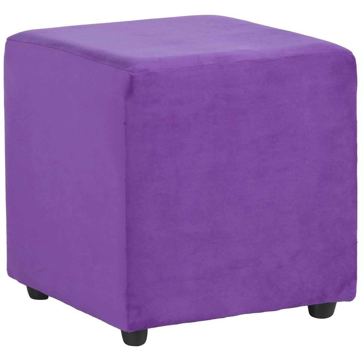 BODEVIR - Pouf Cali 1C Felpa 30 Morado