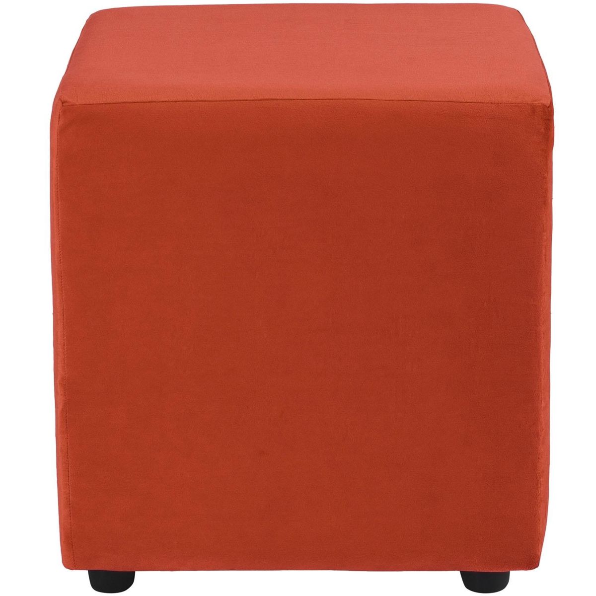 BODEVIR - Pouf Cali 1C Felpa 30 Naranjo