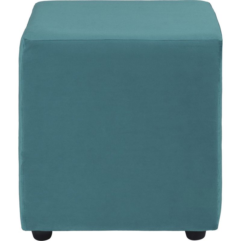 BODEVIR - Pouf Cali 1C Felpa 30 Turquesa