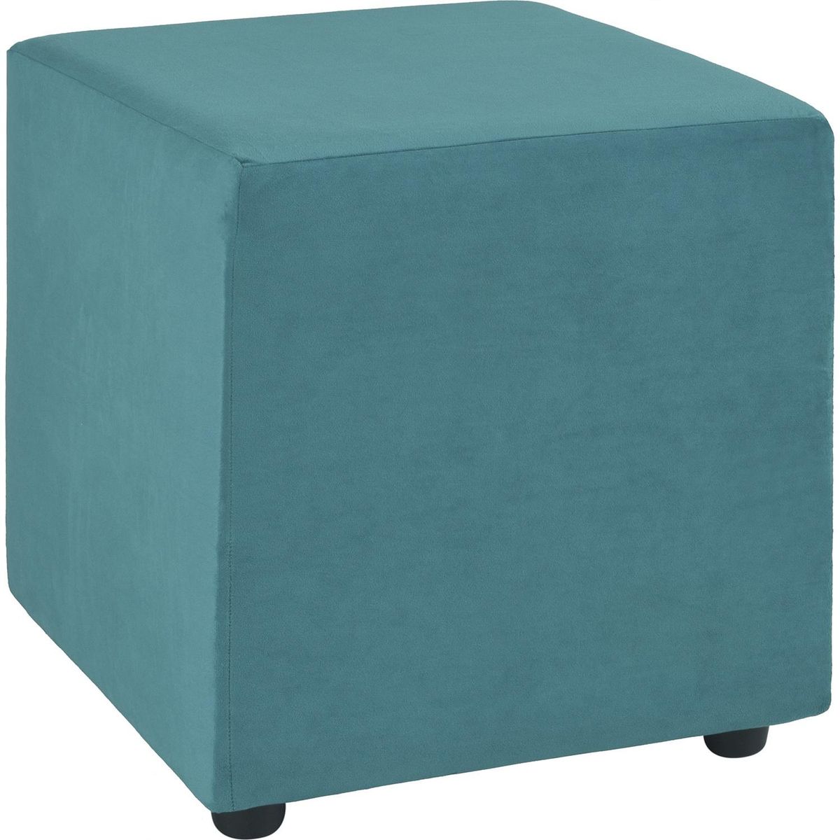 BODEVIR - Pouf Cali 1C Felpa 30 Turquesa