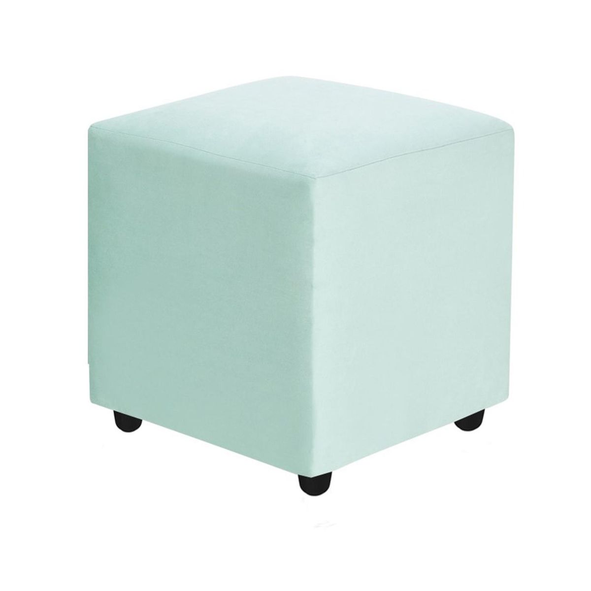 BODEVIR - Pouf Cali 1C Felpa 30 Verde Agua