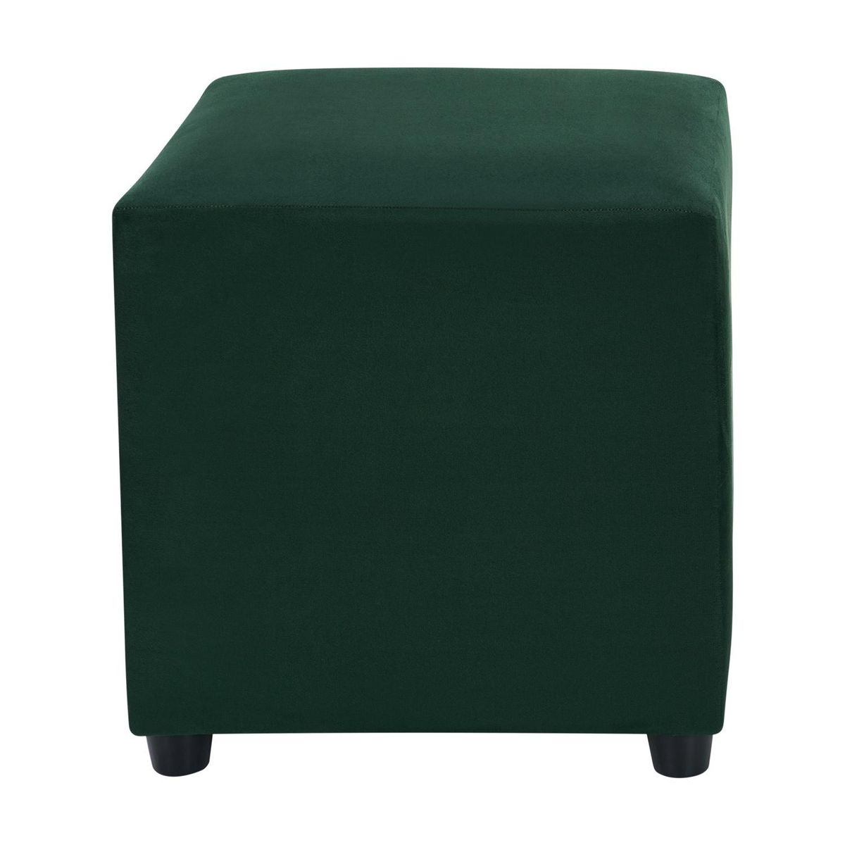 BODEVIR - Pouf Cali 1C Felpa 30 Verde Botella