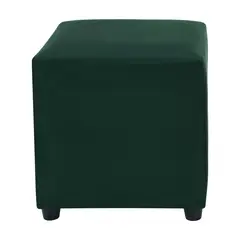 BODEVIR - Pouf Cali 1C Felpa 30 Verde Botella