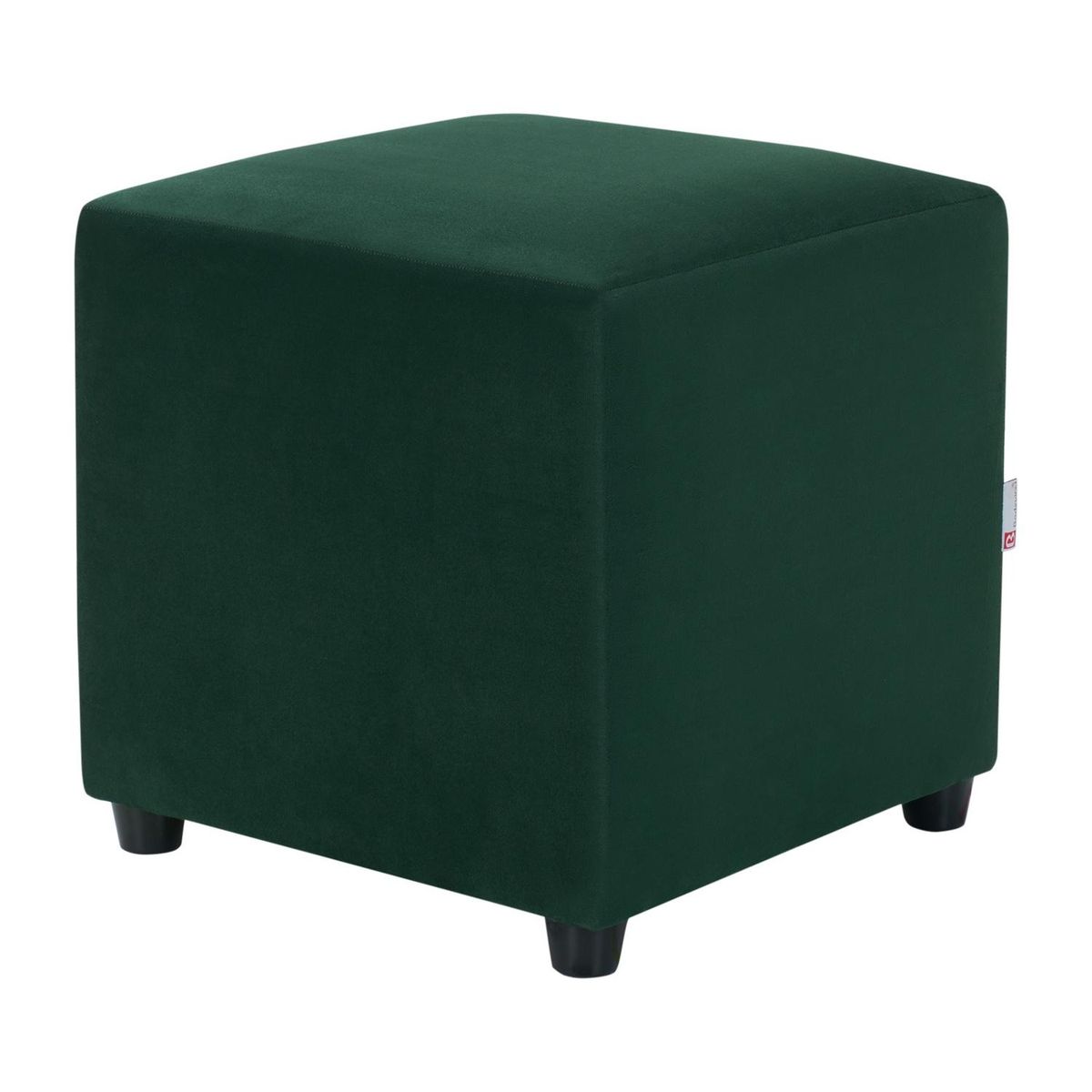 BODEVIR - Pouf Cali 1C Felpa 30 Verde Botella