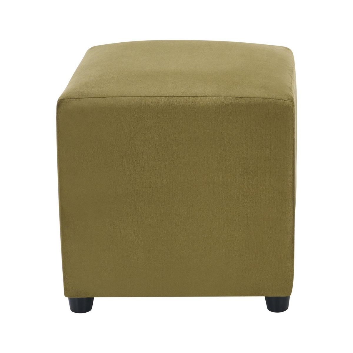 BODEVIR - Pouf Cali 1C Felpa 30 Verde Musgo