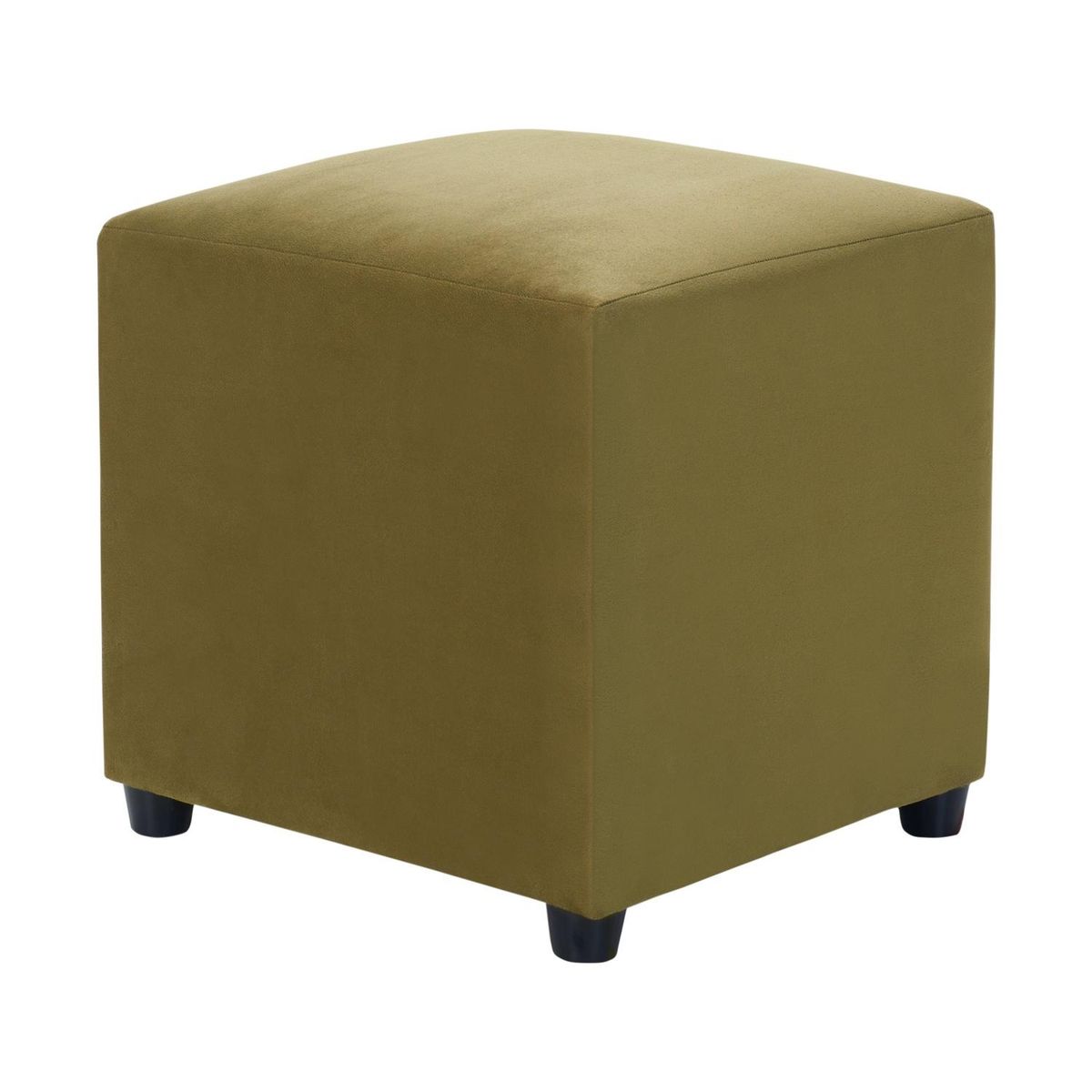 BODEVIR - Pouf Cali 1C Felpa 30 Verde Musgo