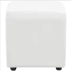 BODEVIR - Pouf Cali 1C PU 30 Blanco
