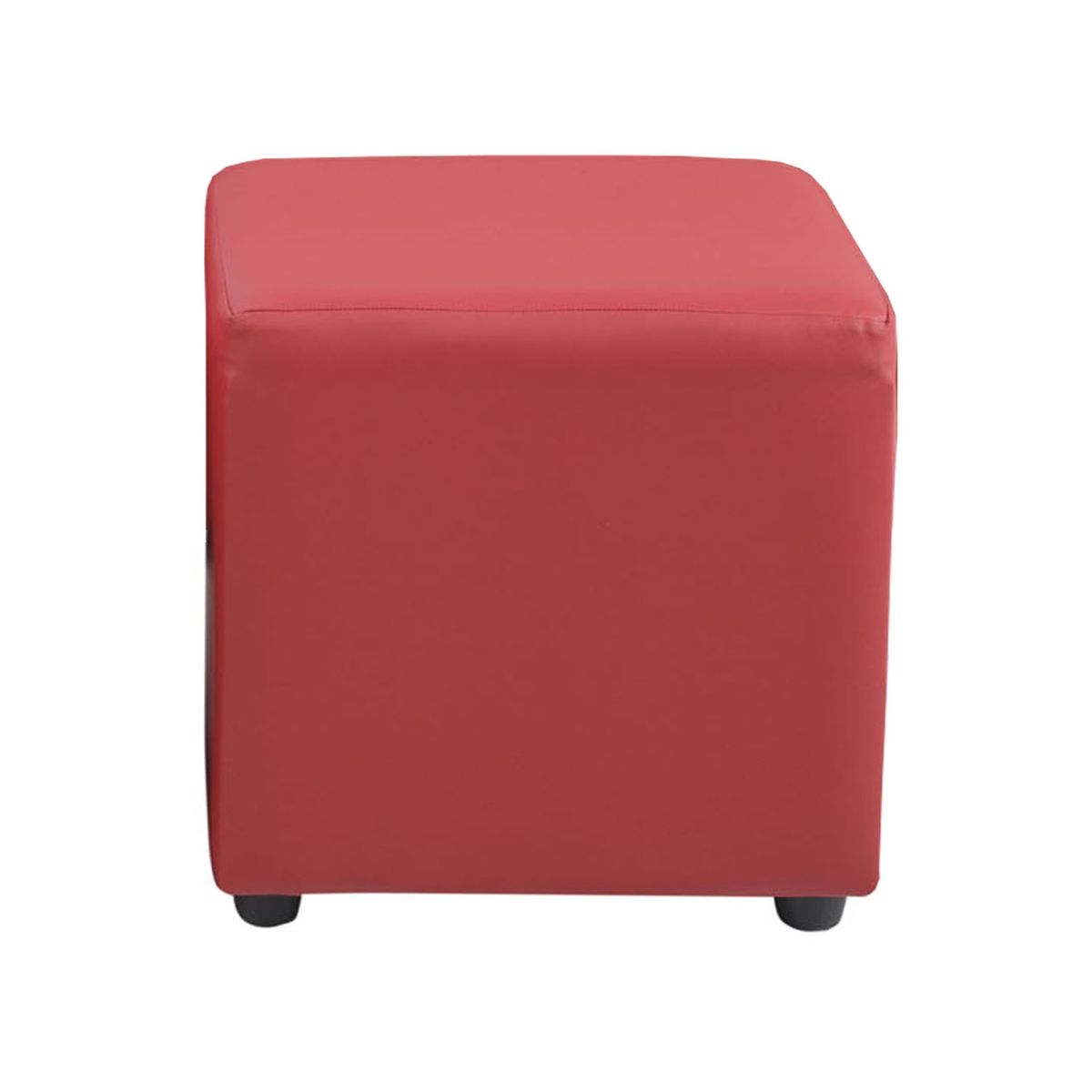 BODEVIR - Pouf Cali 1C PU 30 Rojo
