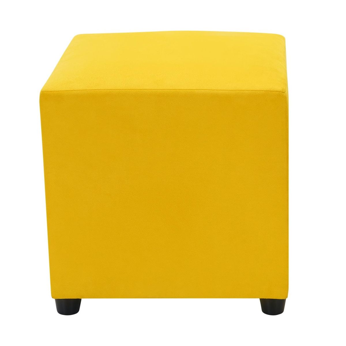 BODEVIR - Set Pouf Cali 1C Felpa 30 Amarillo