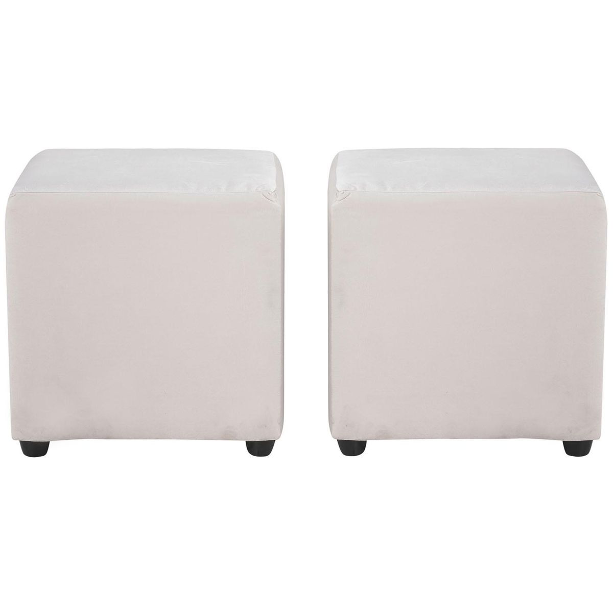 BODEVIR - Set Pouf Cali 1C Felpa 30 Crudo