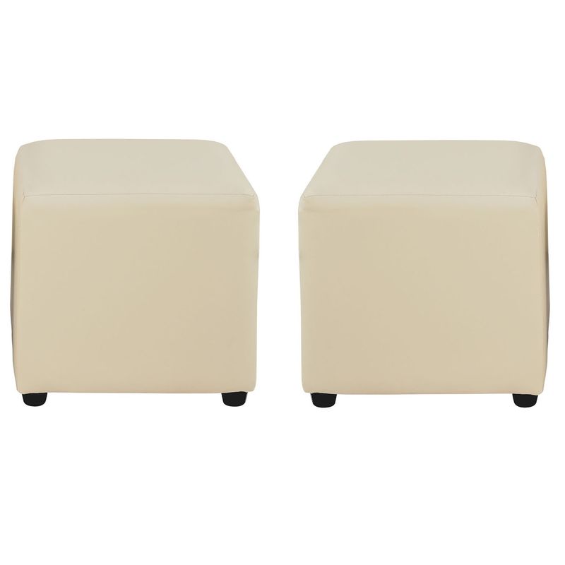 BODEVIR - Set Pouf Cali 1C PU 30 Beige