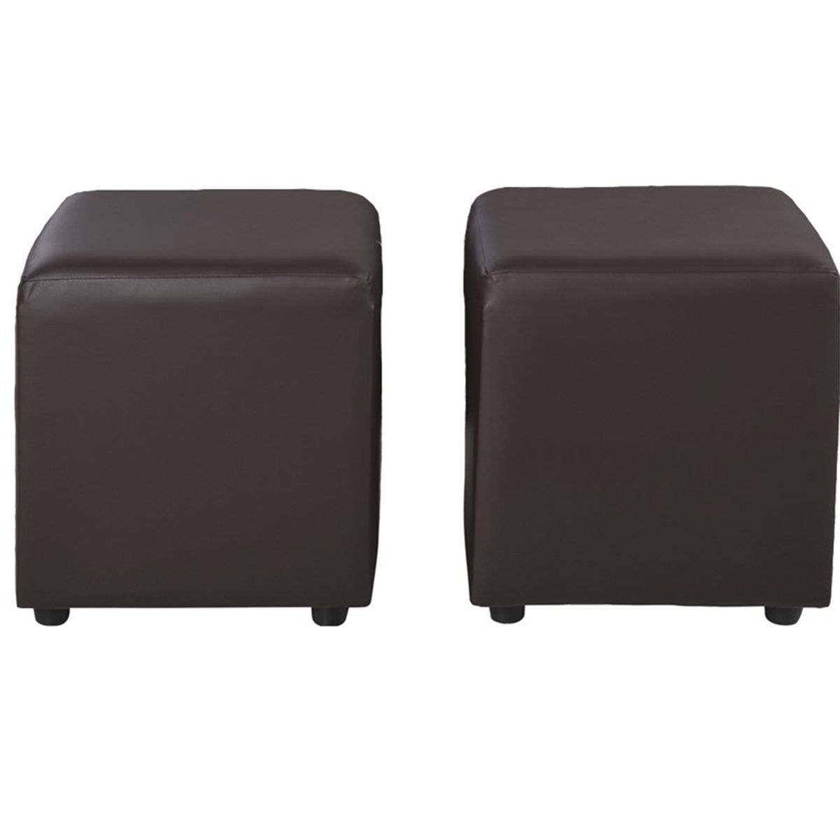 BODEVIR - Set Pouf Cali 1C PU 30 Chocolate