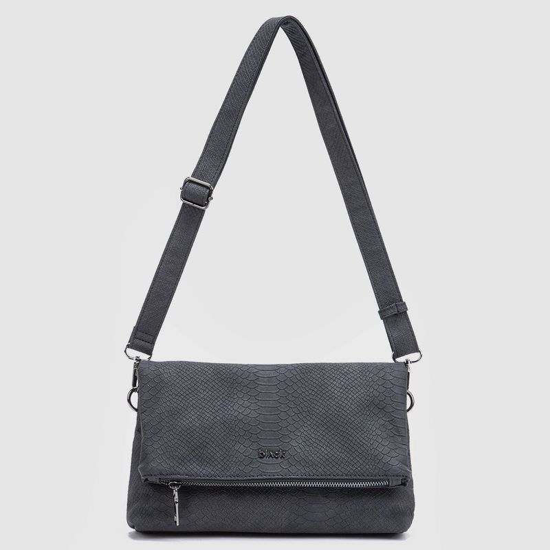BUBBA - Cartera Snake Black Black Bubba
