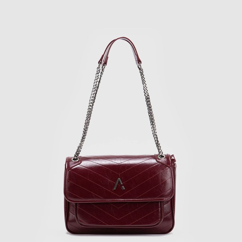 BUBBA - Cartera Claire Burgundy Black Bubba