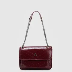 BUBBA - Cartera Claire Burgundy Black