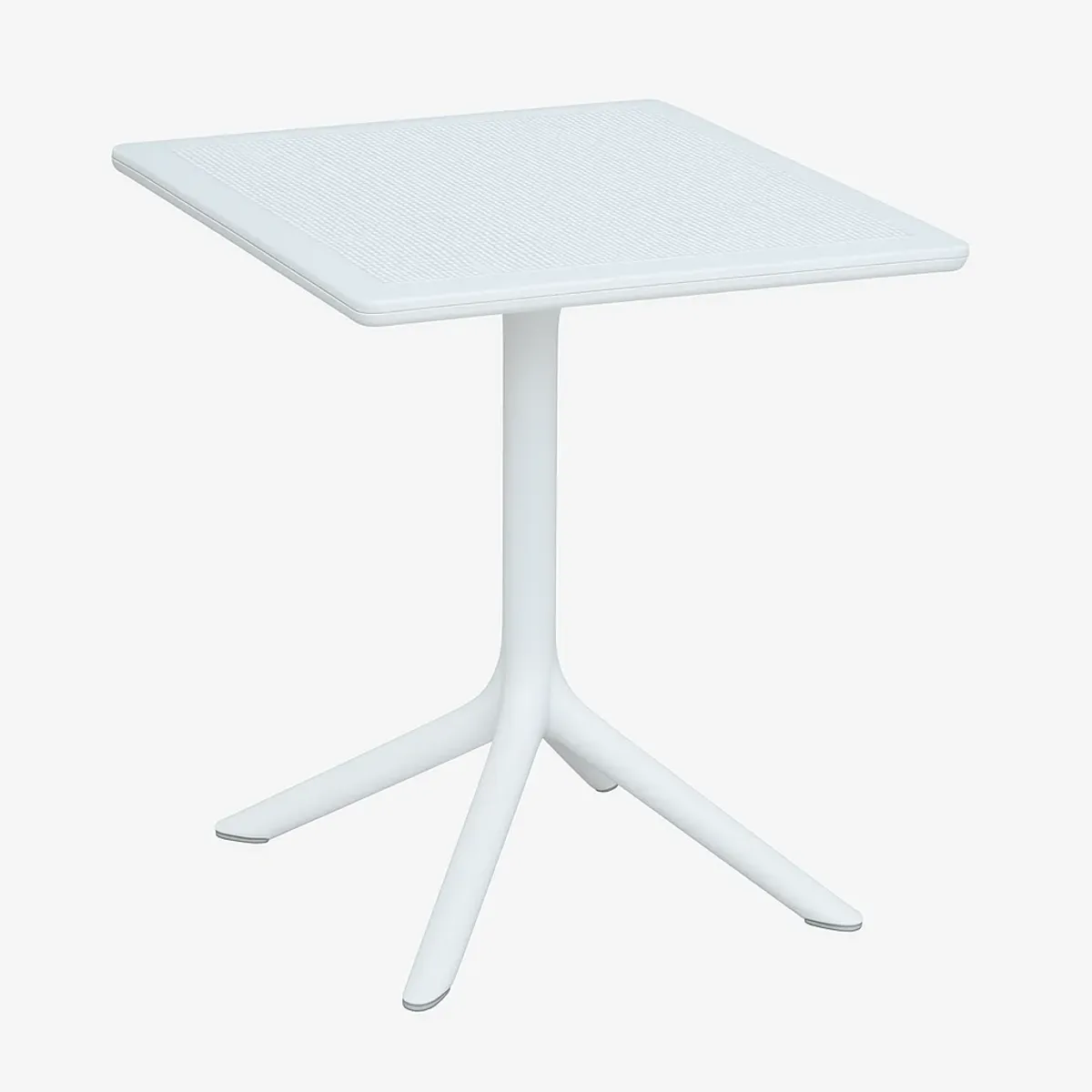 KLIK - Mesa restaurant 80x80 Polipropileno Terraza Exterior - Blanca