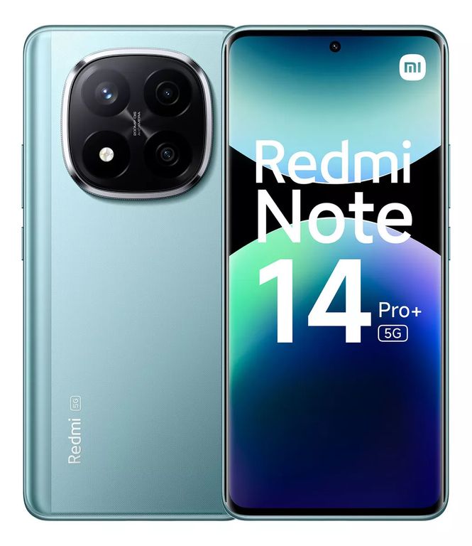 Redmi Note 14 Pro+ Plus 5G 8GB RAM+ 256GB Resistente agua IP68 Camara AI 200MP-aZUL
