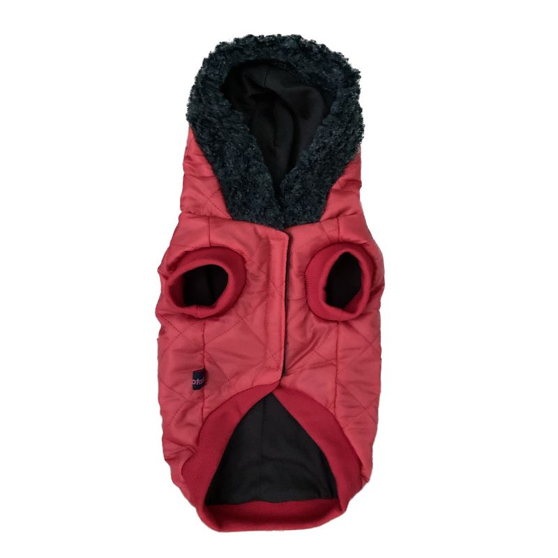 MASCOTACHIC - Chaqueta Gorro Piel Roja talla L