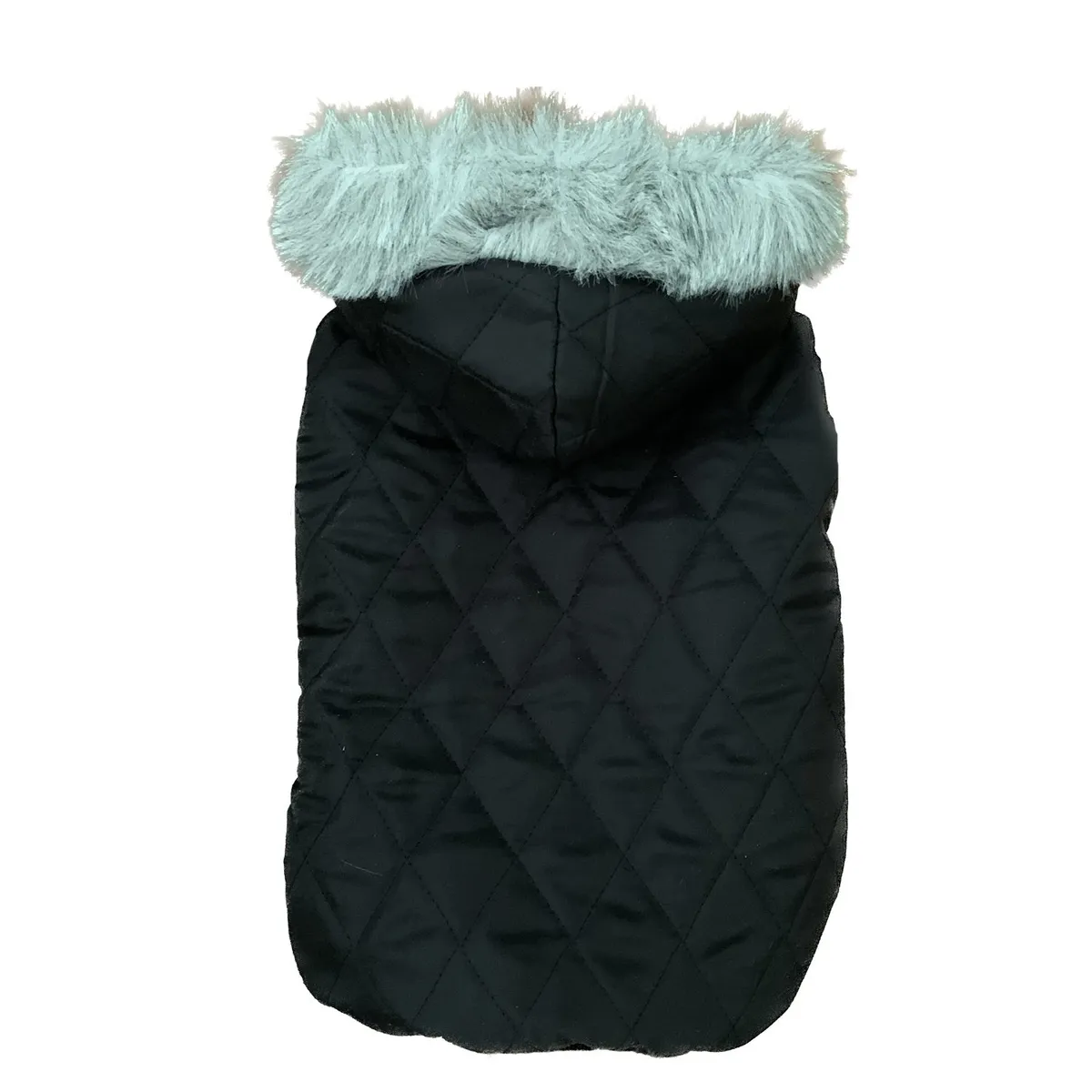MASCOTACHIC - Chaqueta Gorro Piel Negra talla XS
