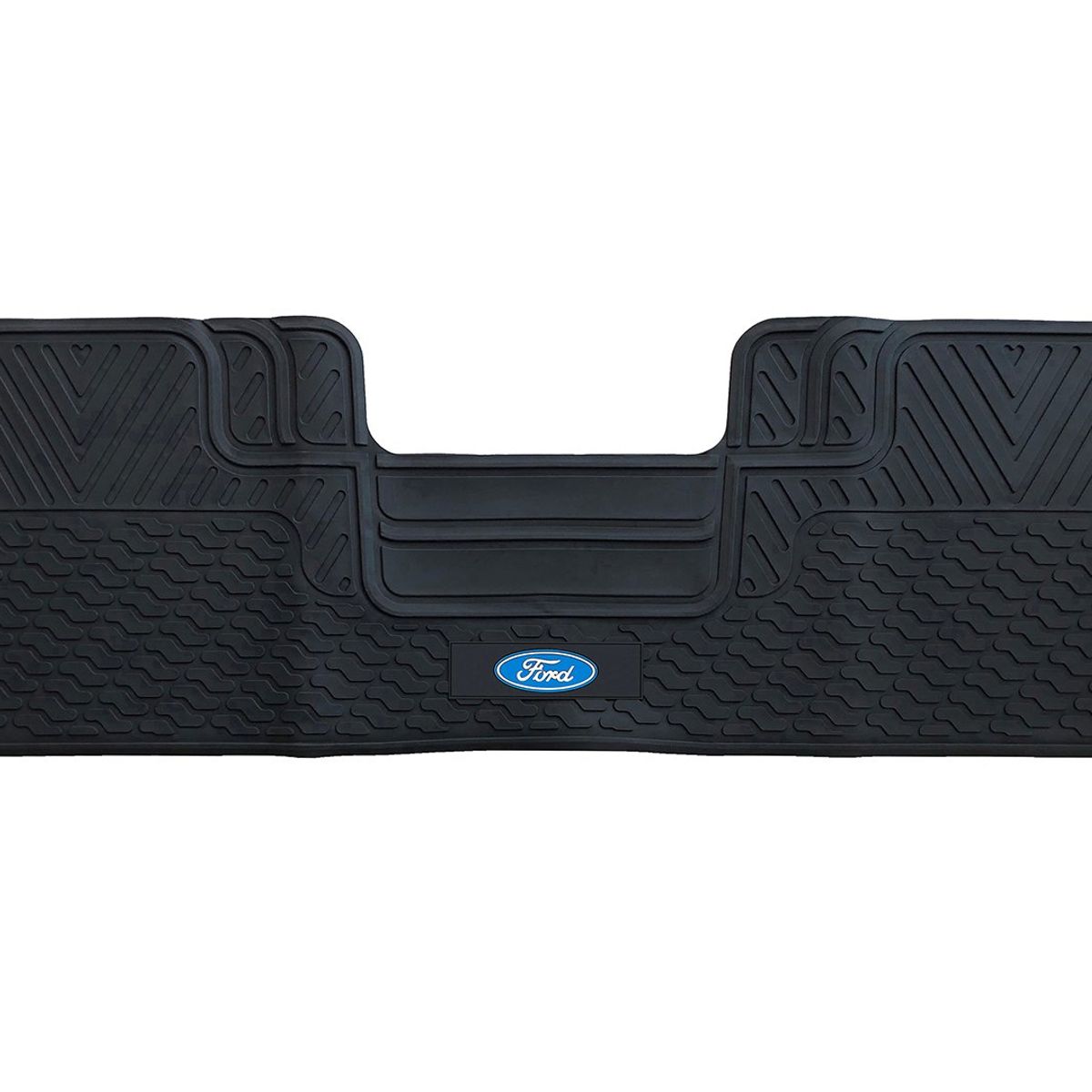 GENERICO - Piso Goma Largo Trasero Camello Ford Para Vehículos