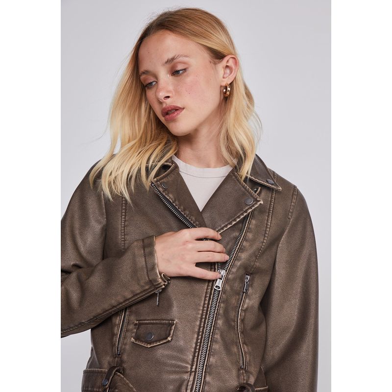 SIOUX - Chaqueta Mujer Biker Cafe Sioux