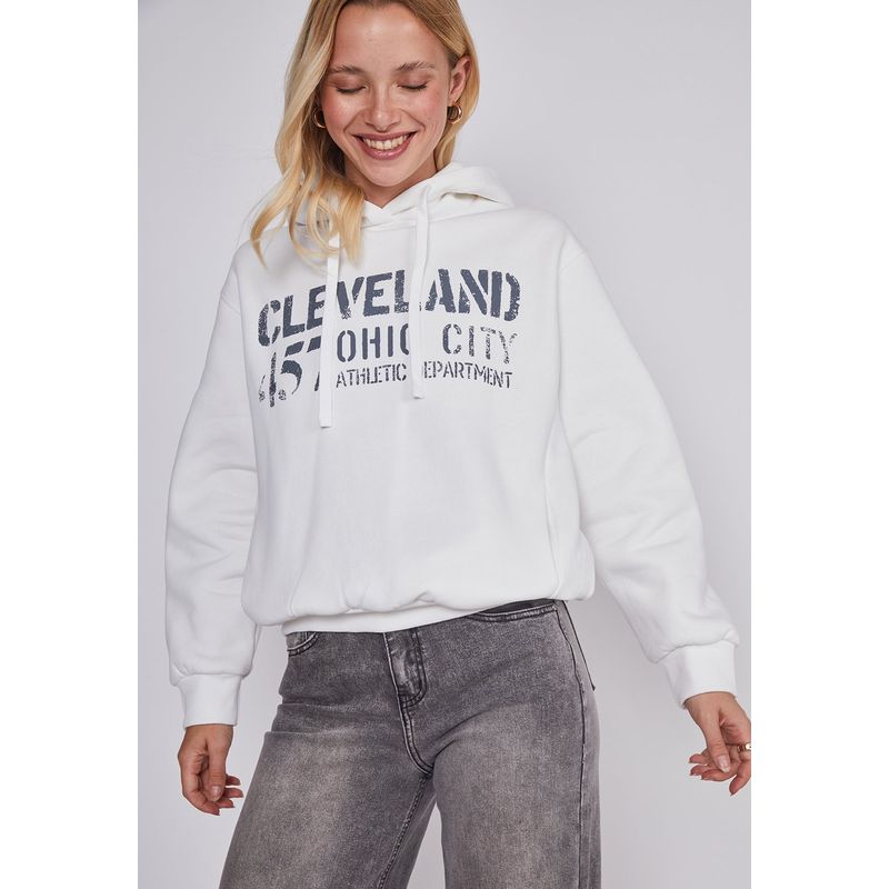 SIOUX - Poleron Mujer Cleveland Crudo Sioux