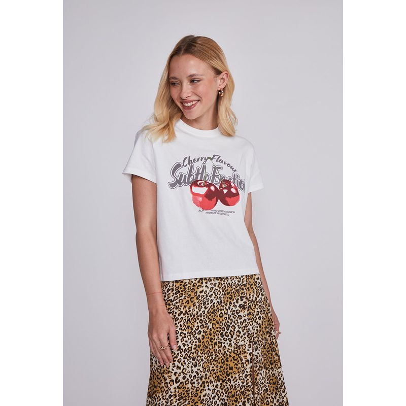 SIOUX - Polera Mujer Cherry Crudo Sioux