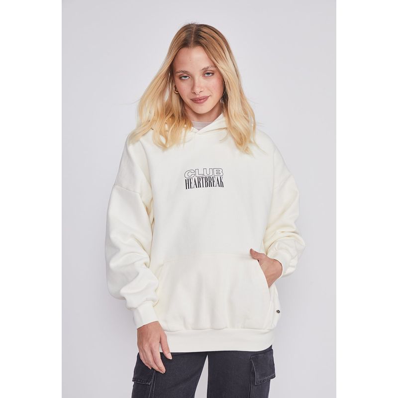 SIOUX - Poleron Mujer Heartbreak Crudo Sioux