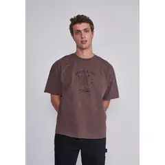 SIOUX - Polera Hombre Vaquera Cafe