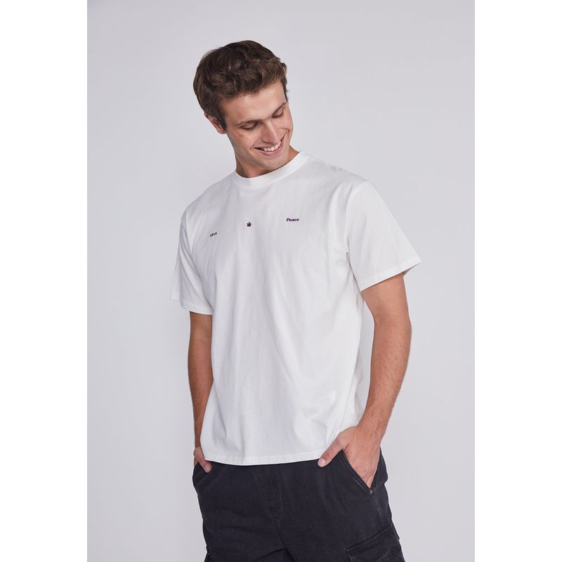 SIOUX - Polera Hombre Hojas Crudo Sioux