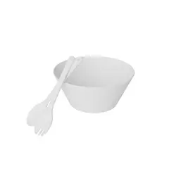 INDUSBORD - Bowl Fuente Sustentable Ø25cm Con 2 Utensilios Tromsø Kawi®