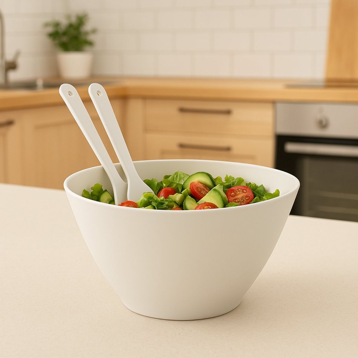 KAWI - Bowl Fuente Sustentable Ø25cm Con 2 Utensilios Tromsø Kawi®