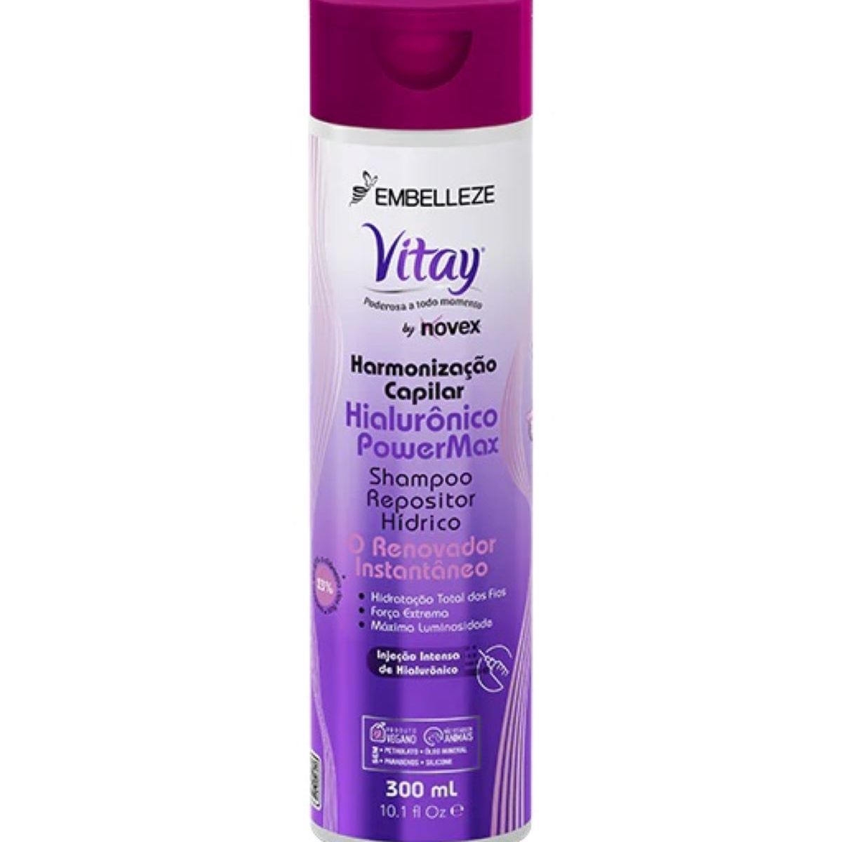NOVEX - Shampoo Hialurónico Powermax 300ml