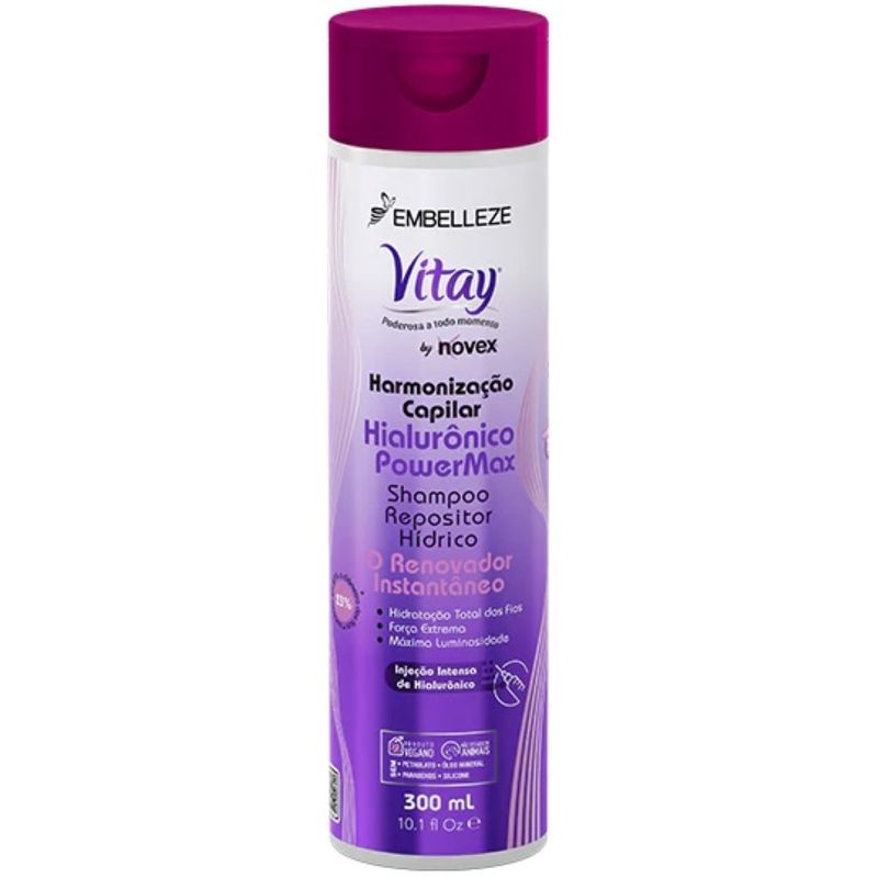 NOVEX - Shampoo Hialurónico Powermax 300ml