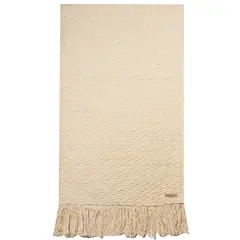 GENERICO - Camino De Mesa Huitrú Trenza 200x40 cm Con Flecos