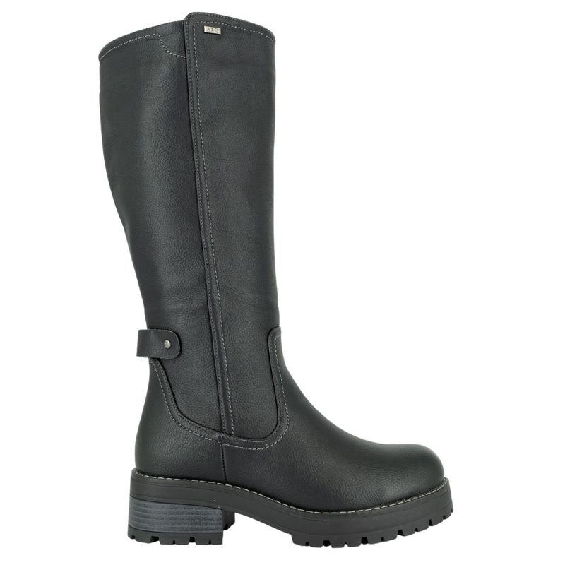 ALQUIMIA - Bota Larga Mujer Negro Linne Alquimia