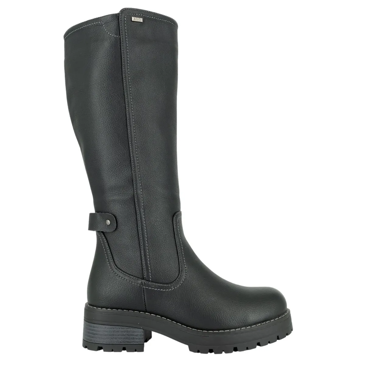 ALQUIMIA - Bota Larga Mujer Negro Linne Alquimia