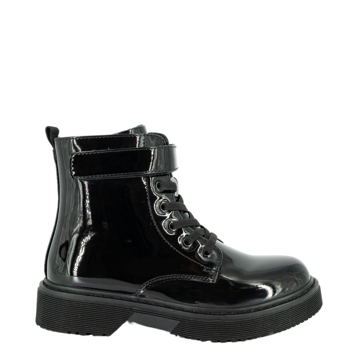 BAMBOO - Botin Niña Negro Charol Danica Bamboo