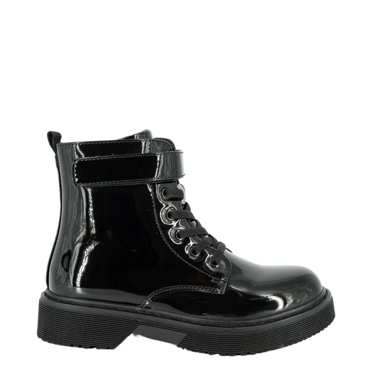 BAMBOO - Botin Niña Negro Charol Danica Bamboo