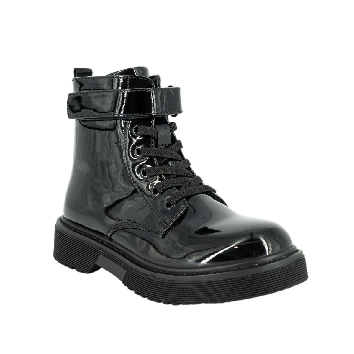 BAMBOO - Botin Niña Negro Charol Danica Bamboo