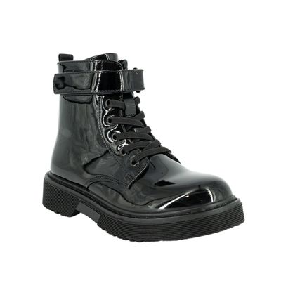 Imagen 2 del producto Botin Niña Negro Charol Danica