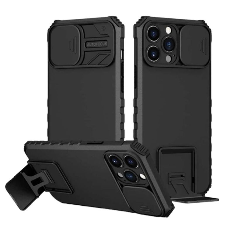 GENERICO - Carcasa Para iPhone 16 Pro Max Anti Golpes Negro