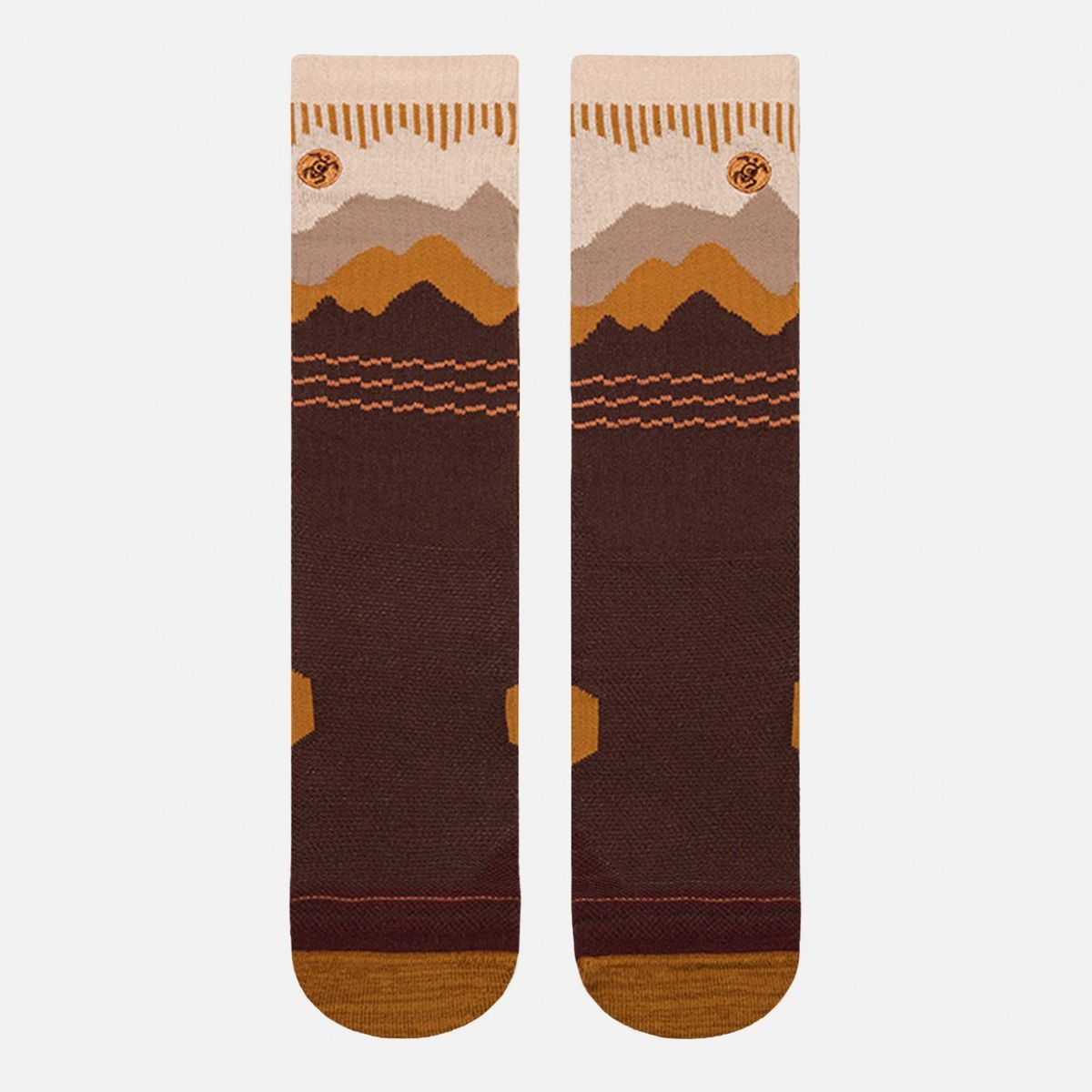 HAKA HONU - Calcetines Hombre Sendero Naranjo Haka Honu