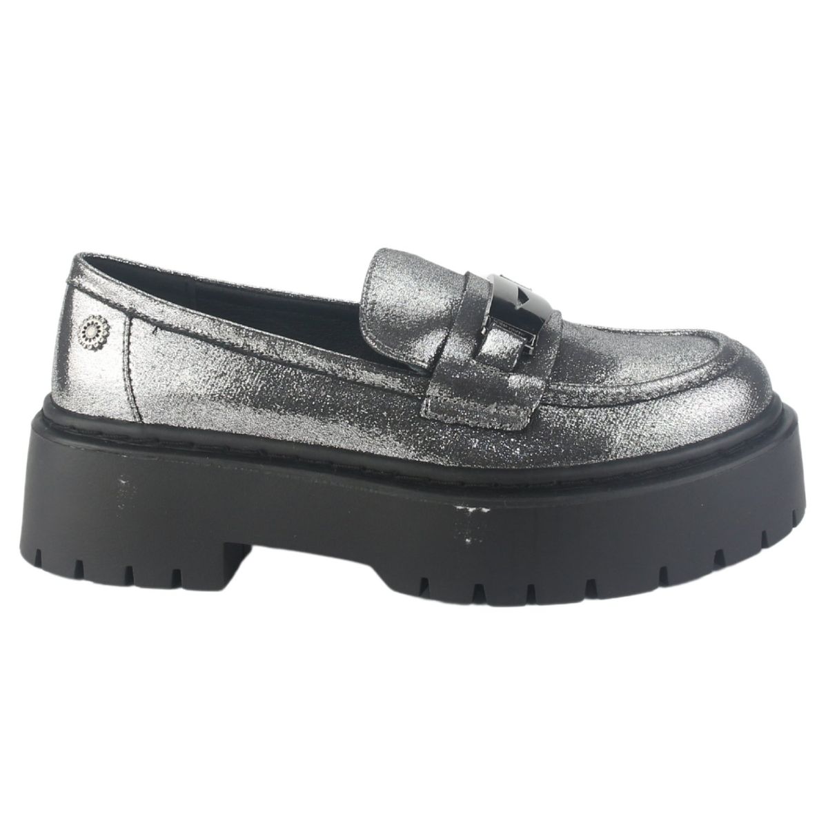 CHALADA - Mocasin Mujer Plateado Casual Chalada Lewis-1