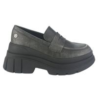 Mocasin Mujer Plateado Casual Natirus-3